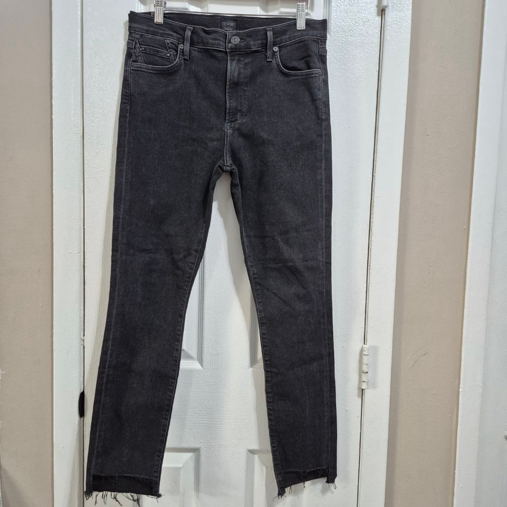 Women's Citizens of Humanity Black Straight Leg Jeans Size 30